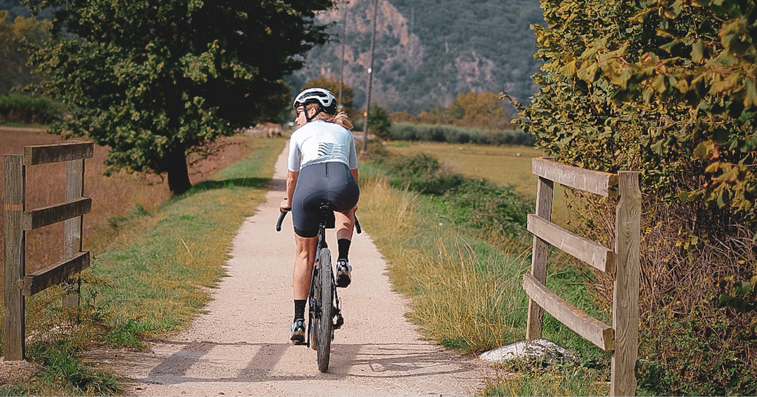 Gravel ride Girona carrilet via verda