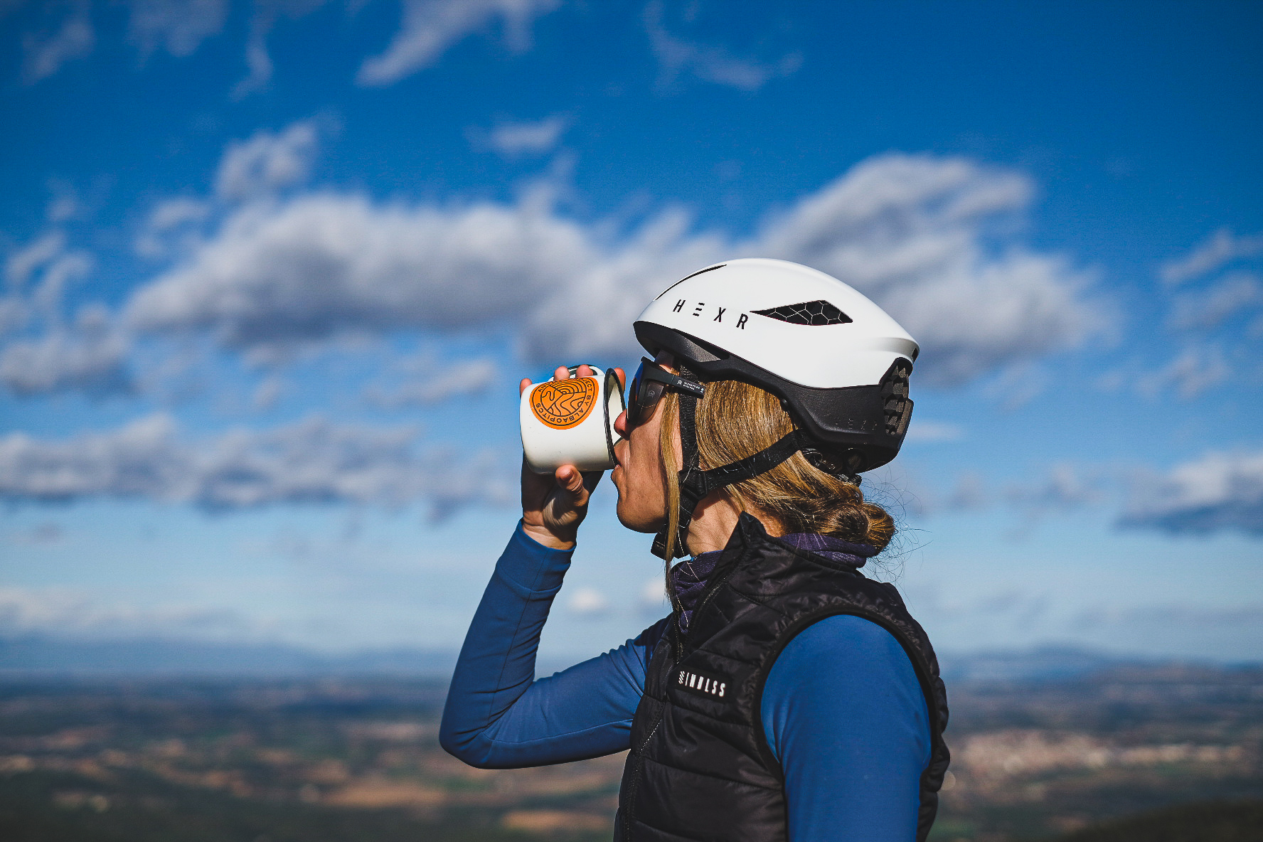 Puig D'Arques Gravel Girona coffee on top